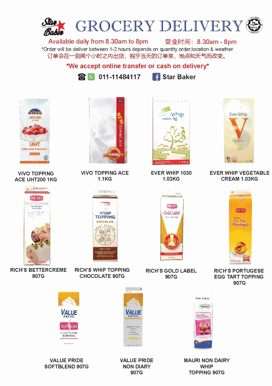 Grocery Item Listing